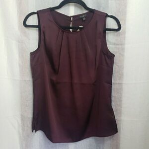 NWT Talbots Silky Tank Top Effortless Classic Timeless Simple Sheer Women's PS